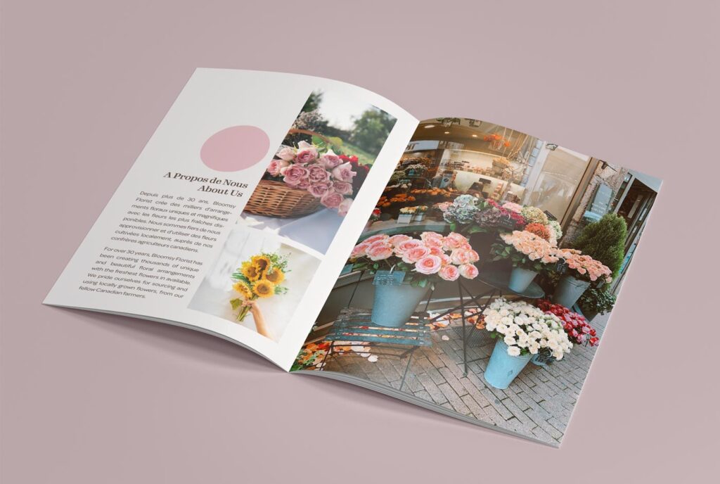 Bloomsy Florist Catalog spread 1